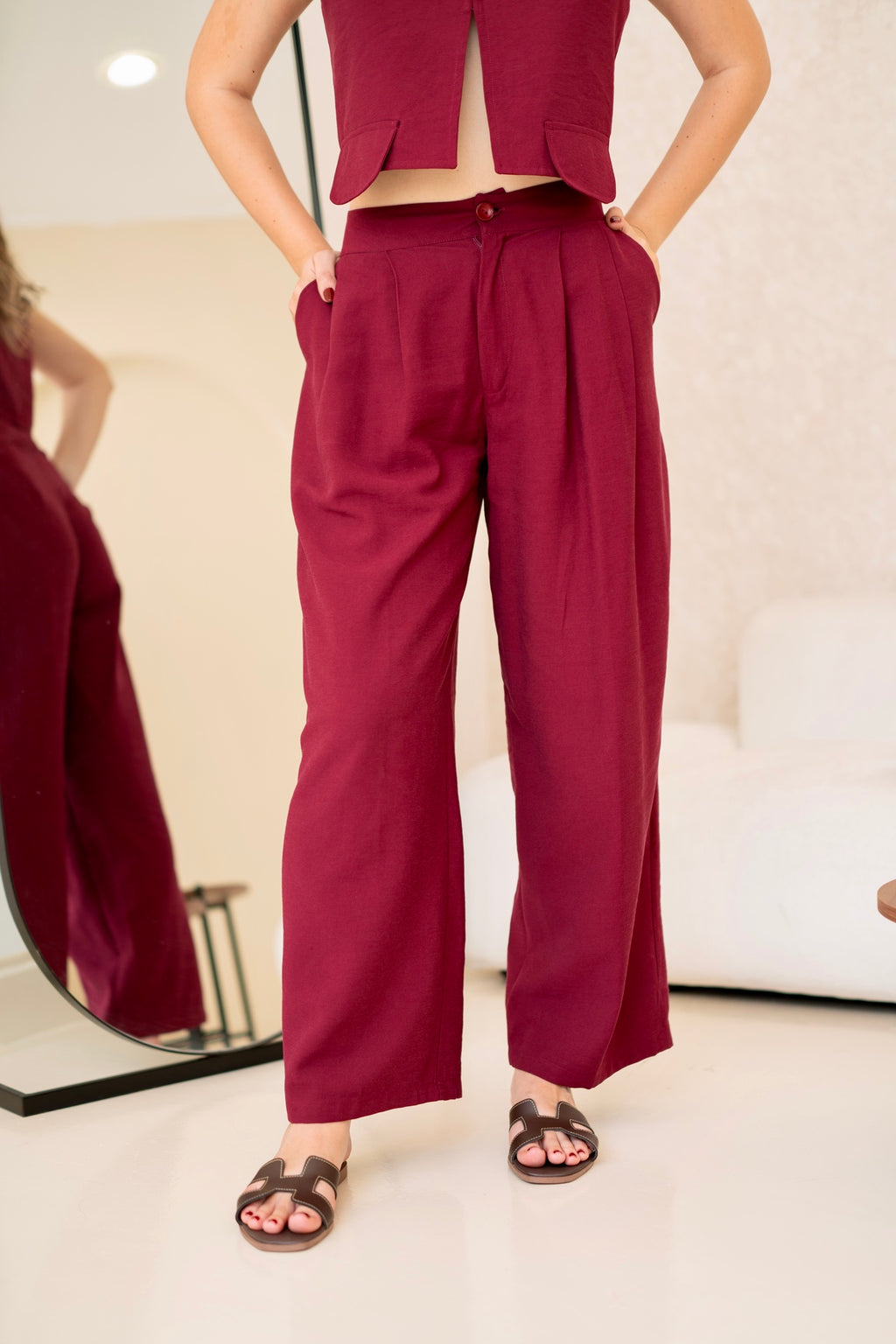 Pantalón Marroquí - Borgoña